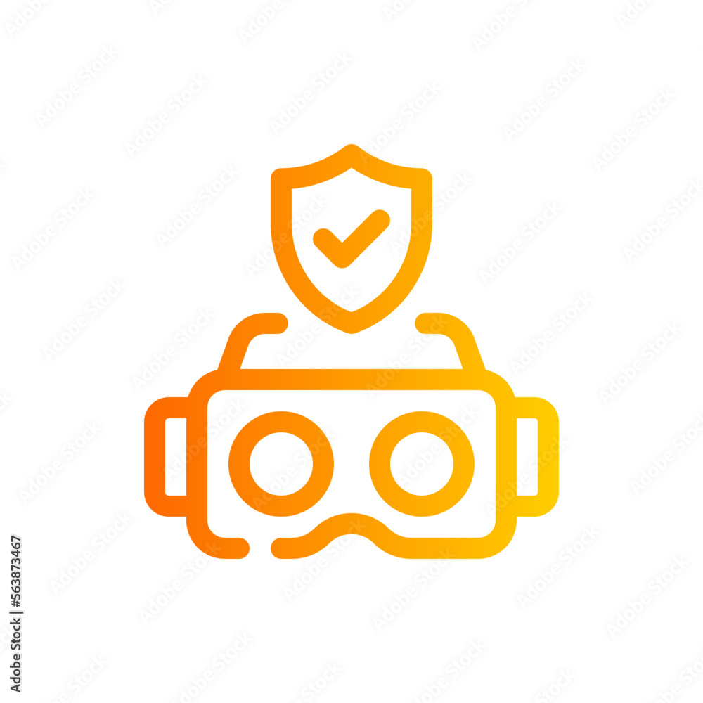 secure gradient icon secure gradient icon