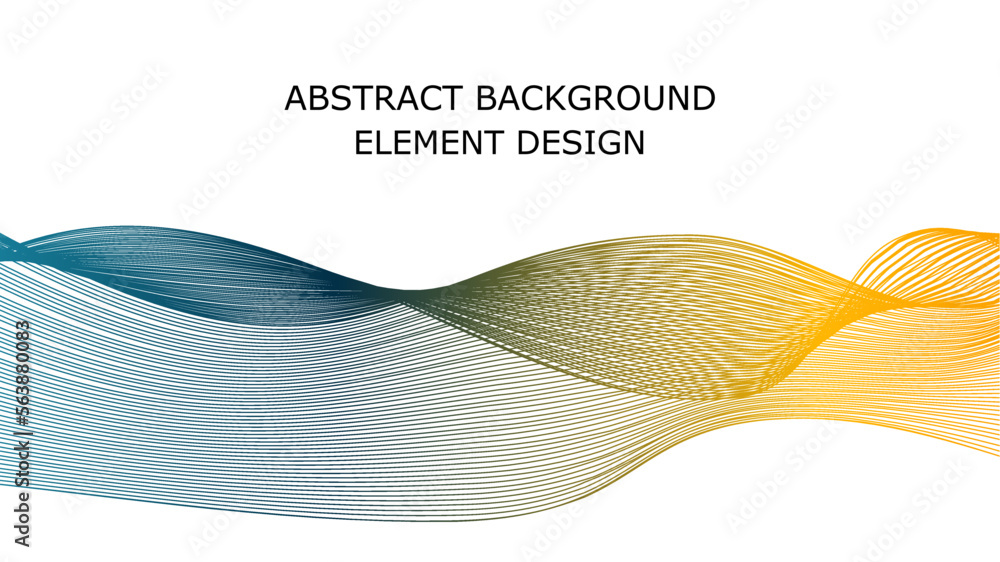 Futuristic wallpaper design featuring a minimalist abstract wave