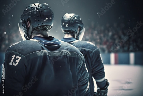 Hockey team. AI generated © AIproduction