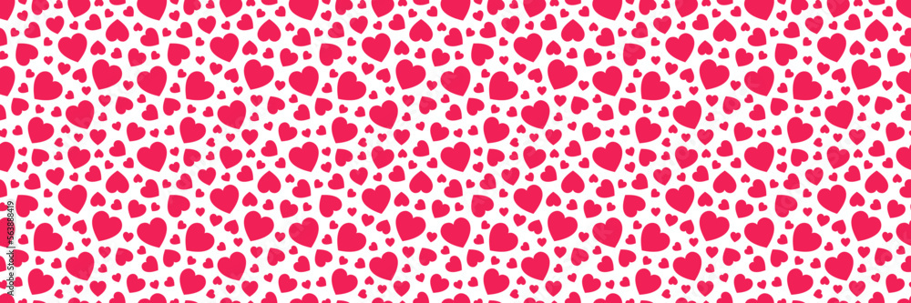Pink love hearts seamless pattern. St. Valentine's Day background. Romantic repeated texture for greeting cards, invitation and holiday design, clothes prints, wrapping paper. Vector illustration. Pink love hearts seamless pattern. St. Valentine's Day background. Romantic repeated texture for greeting cards, invitation and holiday design, clothes prints, wrapping paper. Vector illustration.