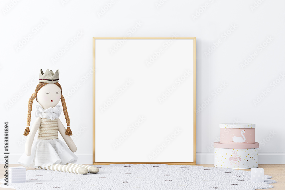 Kids room mockup Kids room mockup