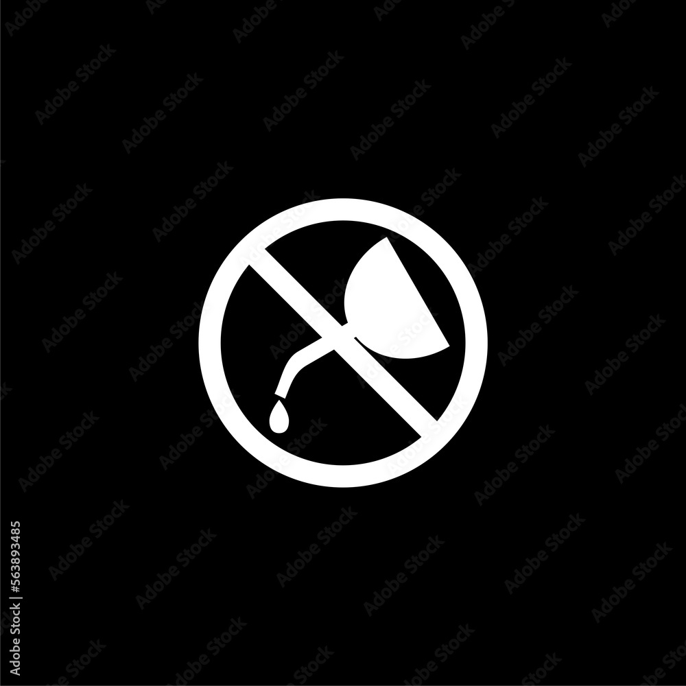 No oil heater icon icon isolated on black background. No oil heater icon icon isolated on black background.