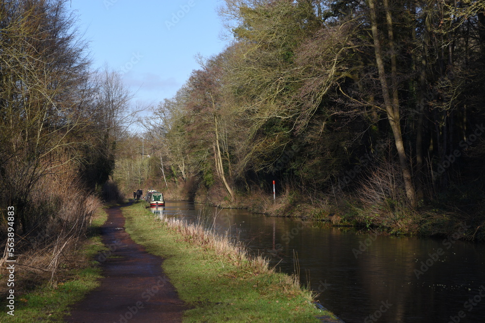 a view of the stourbridge canal to the stewponey for the tow path a view of the stourbridge canal to the stewponey for the tow path