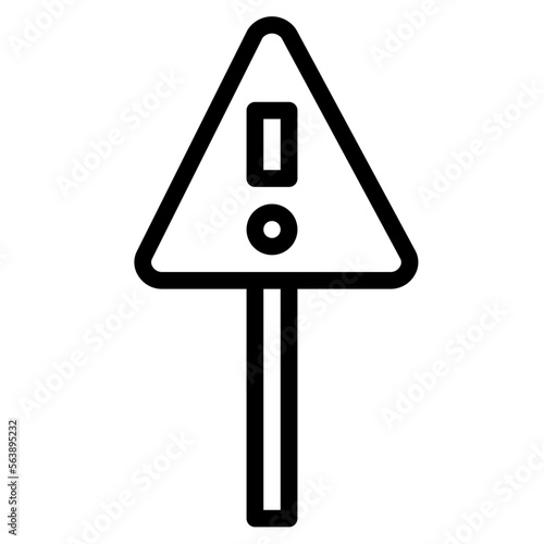 problem line icon style