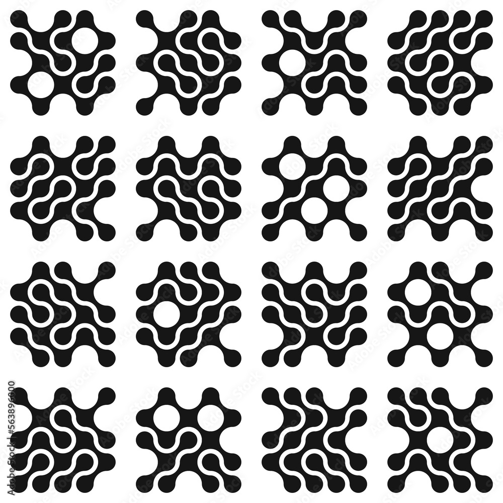 Fototapeta premium Asemic Glyph writing hieroglyph imitation abstract illustration