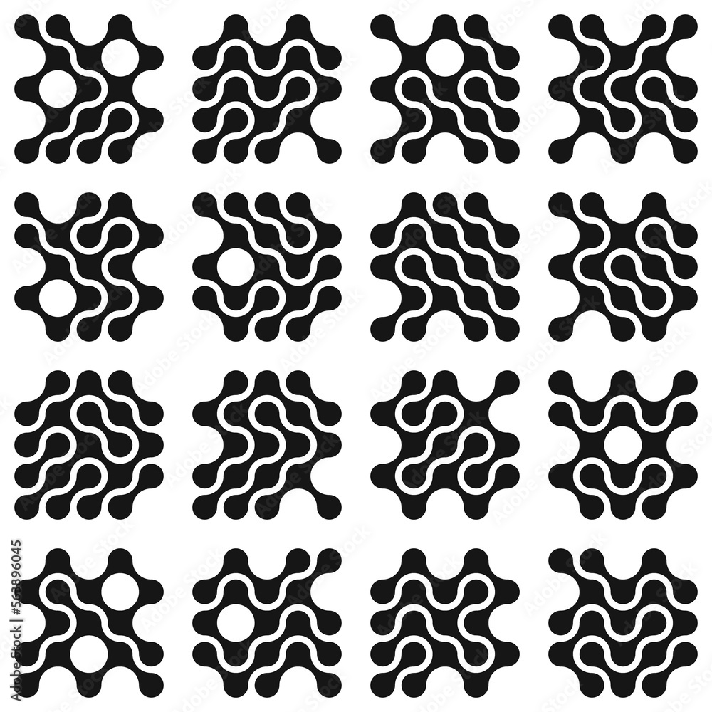 Fototapeta premium Asemic Glyph writing hieroglyph imitation abstract illustration