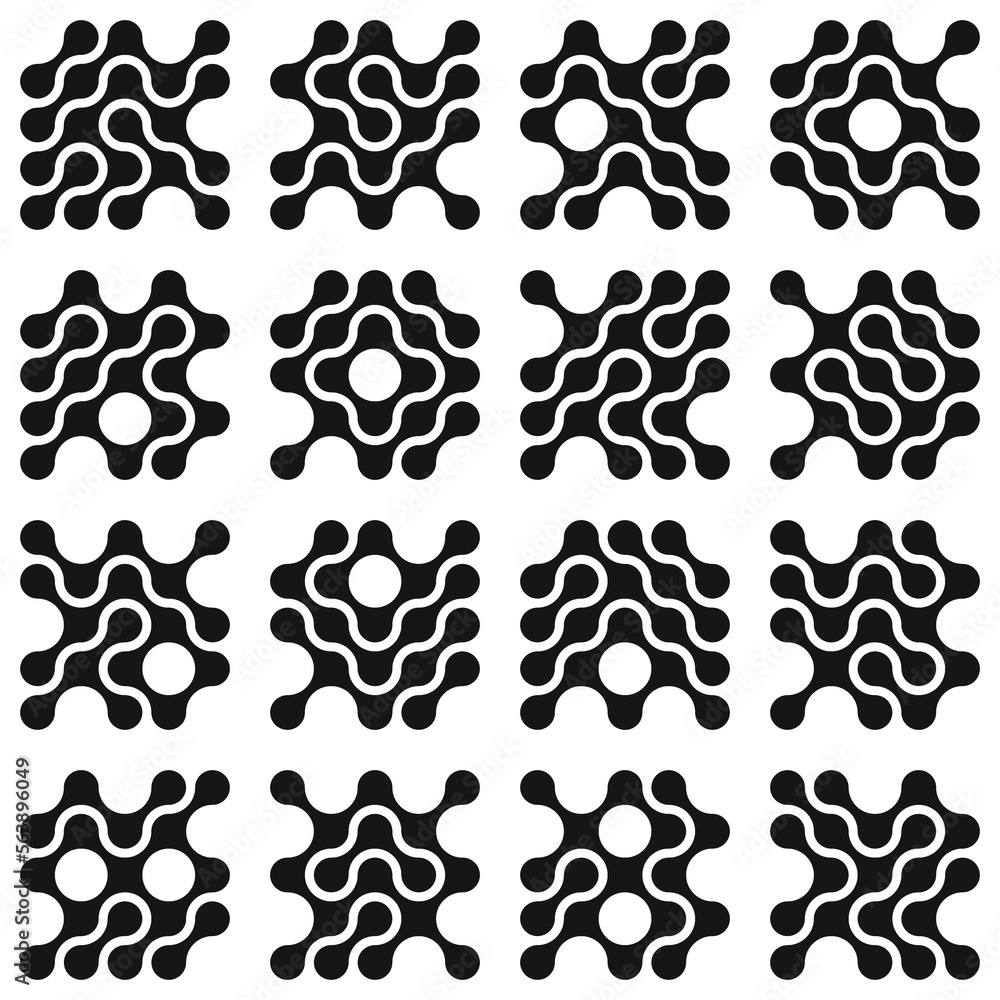 Fototapeta premium Asemic Glyph writing hieroglyph imitation abstract illustration