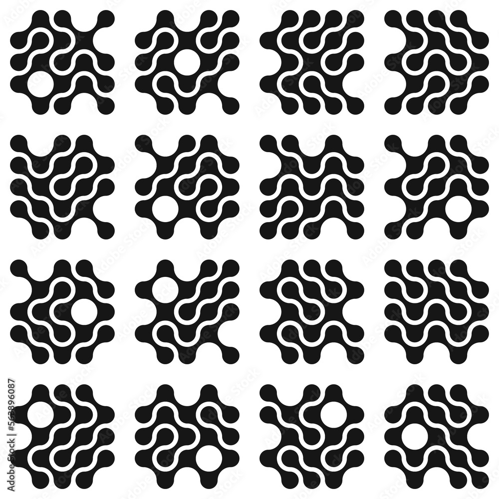 Fototapeta premium Asemic Glyph writing hieroglyph imitation abstract illustration