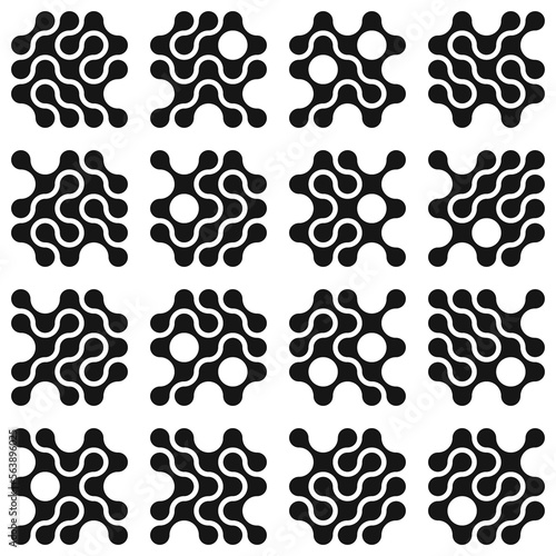 Asemic Glyph writing hieroglyph imitation abstract illustration