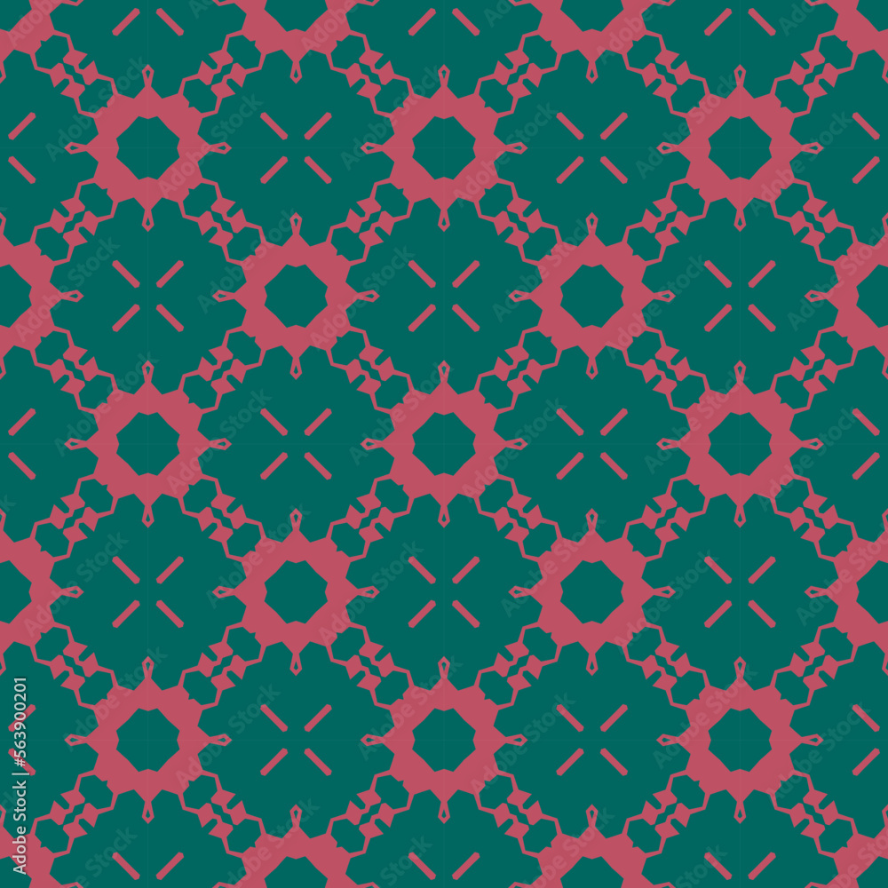 Fototapeta premium Geometric pattern. Seamless vector background. Ethnic graphic design