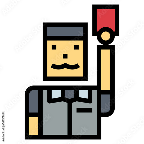 committee filled outline icon style