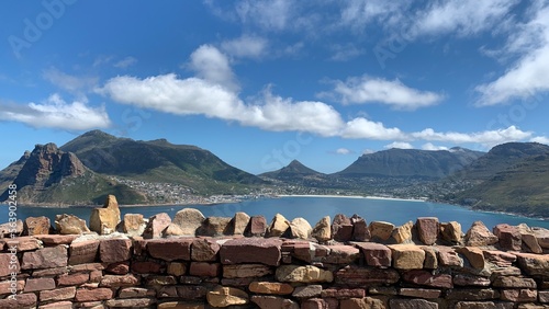 Beautiful landscape of the Hout Bay, Cape Town, South Africa photo