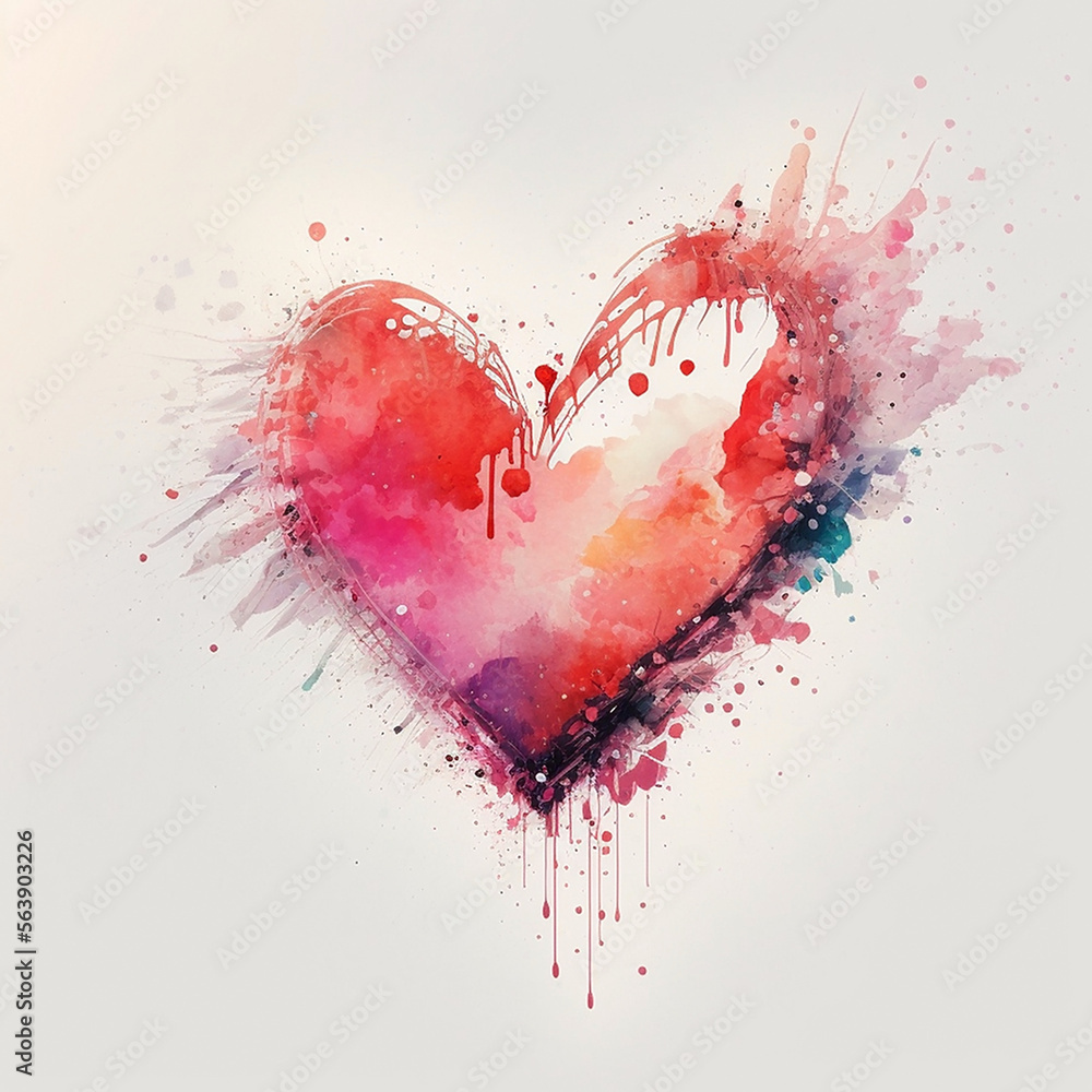 painted valentines heart painted valentines heart