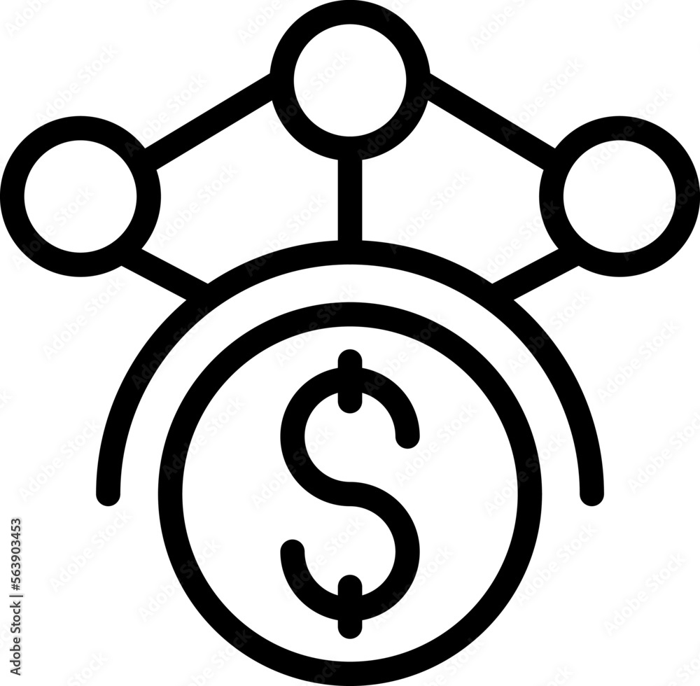 Dollar key tip icon outline vector. List check. Main tick Dollar key tip icon outline vector. List check. Main tick
