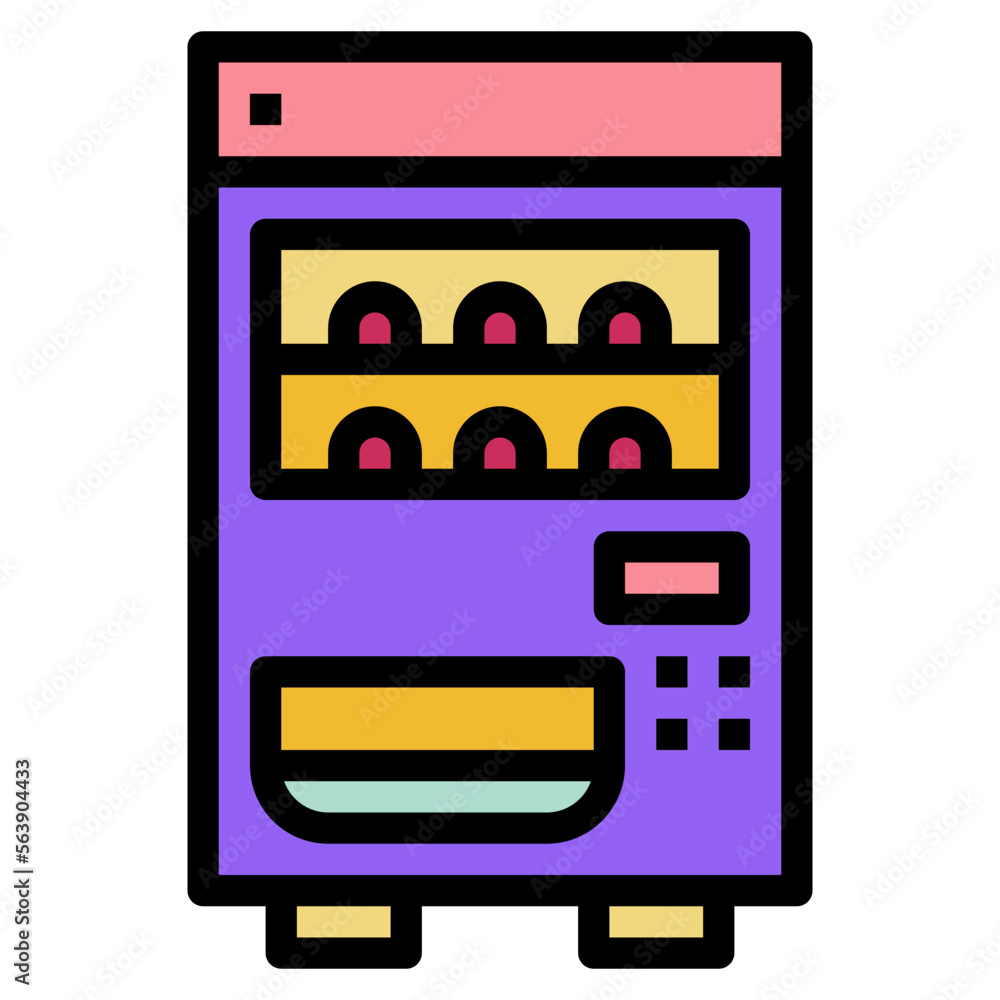 vending filled outline icon style vending filled outline icon style