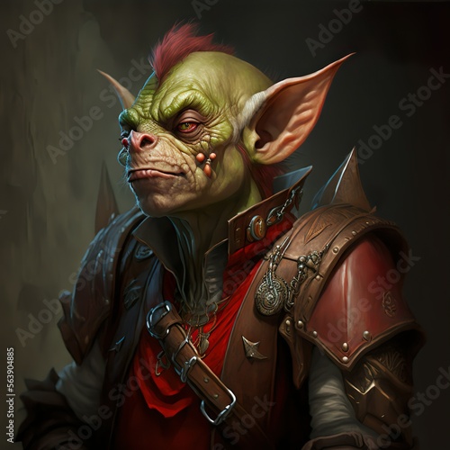 Portrait of a goblin thief