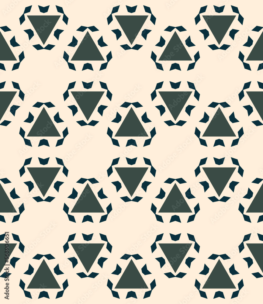 Fototapeta premium Geometric pattern. Seamless vector background. Ethnic graphic design