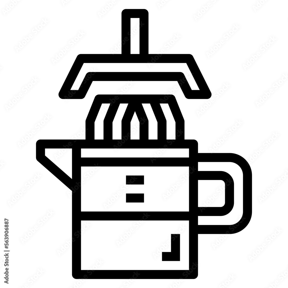 juicer line icon style juicer line icon style