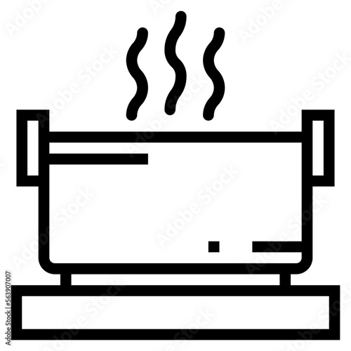 stew line icon style