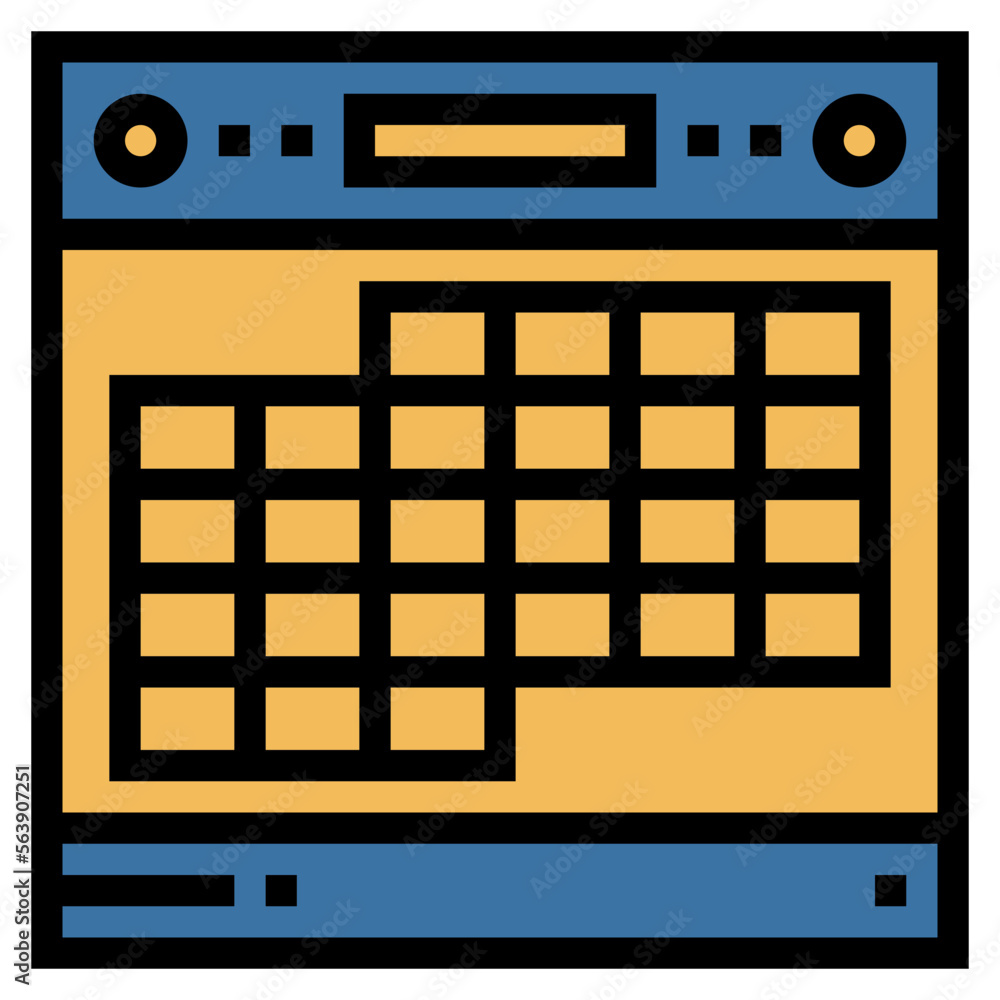 calendar filled outline icon style calendar filled outline icon style