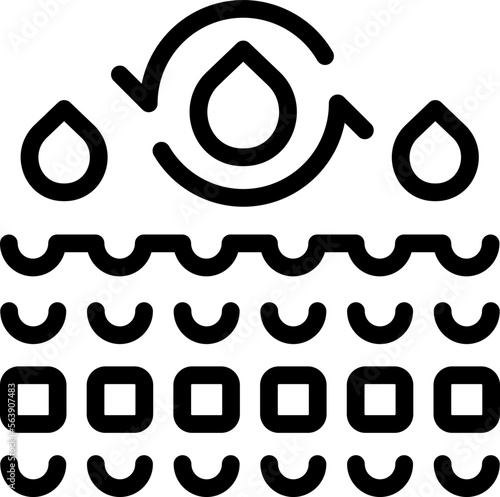 Beauty care icon outline vector. Cell cream. Facial product