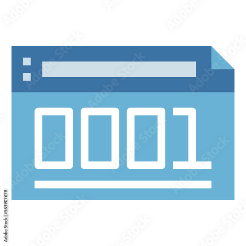 bib flat icon style