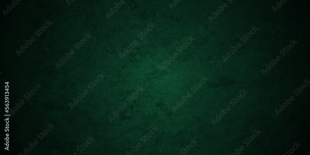 Dark Black and green stone concrete grunge texture background anthracite backdrop panorama. Panorama dark grey black and green slate background or texture.	
