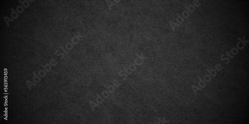 Black texture chalk board and black board background. stone concrete texture grunge backdrop background anthracite panorama. Panorama dark grey black slate background or texture.