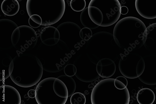 Modern Water Bubble Pattern Background. Abstract Banner. Technology Wallpaper. Vector Illustration