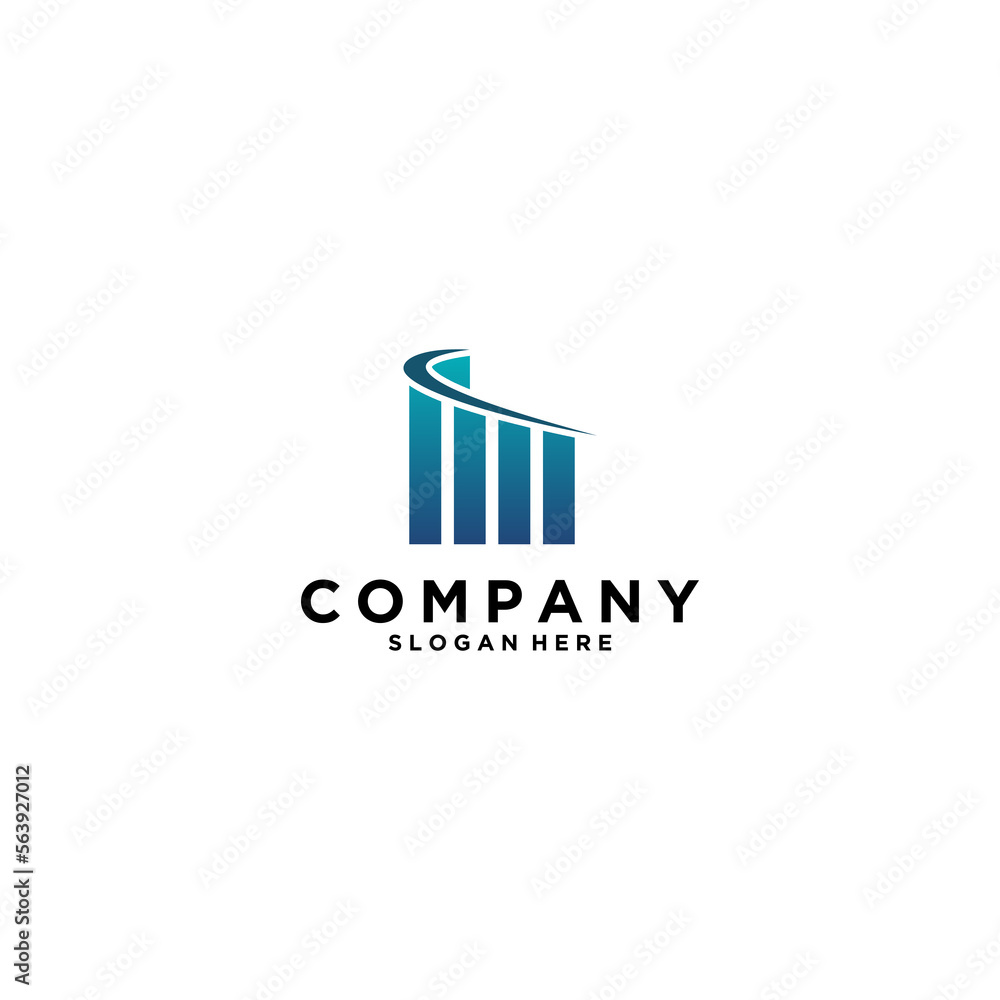 finance logo template in white background finance logo template in white background