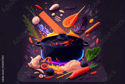 Awesome Cooking food concept photo