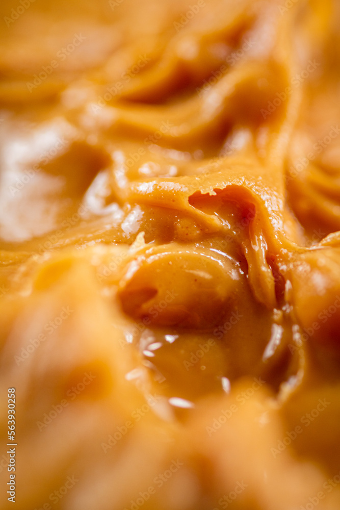 Fresh peanut butter. Macro background. Fresh peanut butter. Macro background.