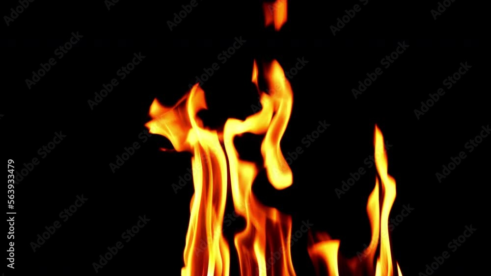 fire flame slow motion burning and glowing on blackg screen background fire flame slow motion burning and glowing on blackg screen background