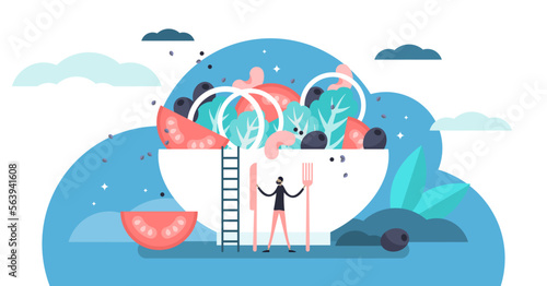 Catering illustration, transparent background. Flat tiny food industry work persons concept. Restaurant, cafe and other gourmet eatery profession occupation.