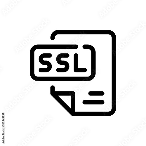 ssl line icon