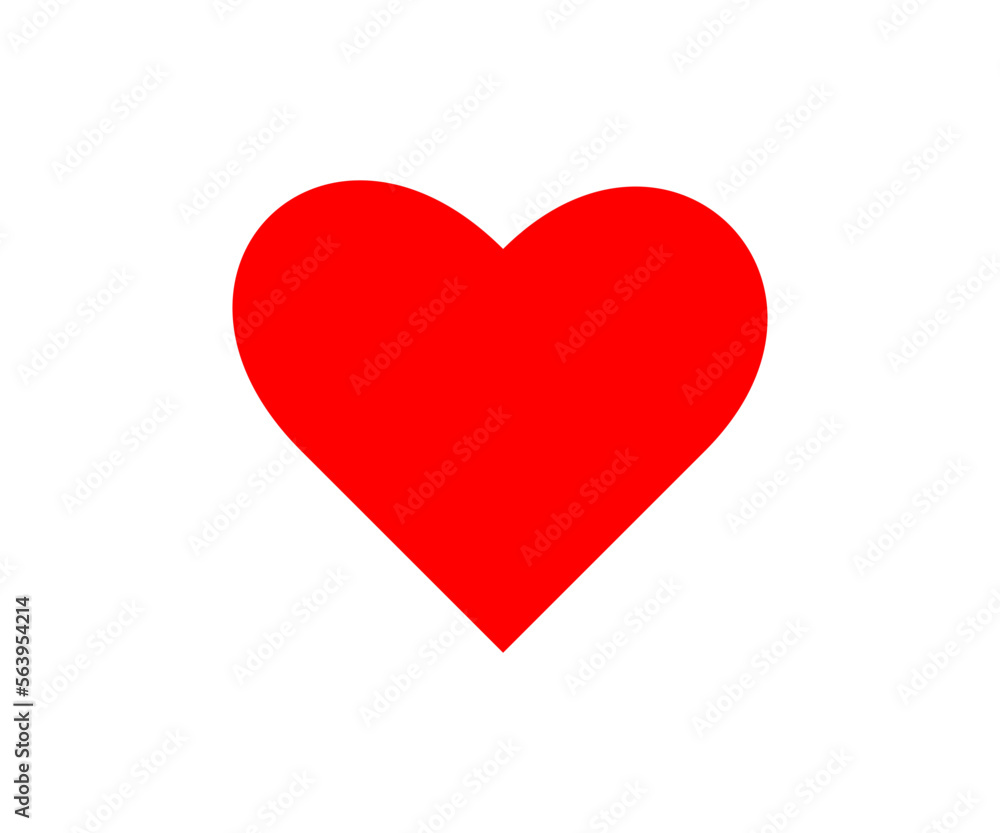 Red love vector valentine icon broken 
