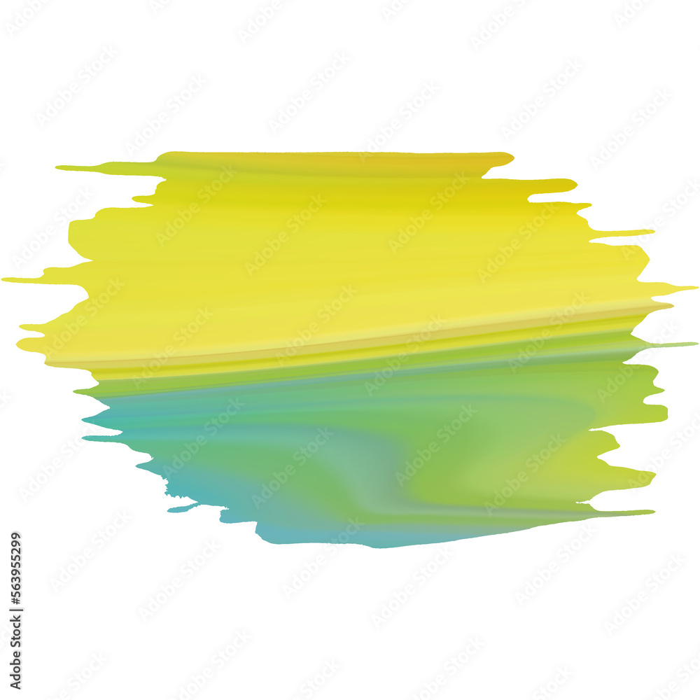 Brush stroke with color wave texture illustration Brush stroke with color wave texture illustration