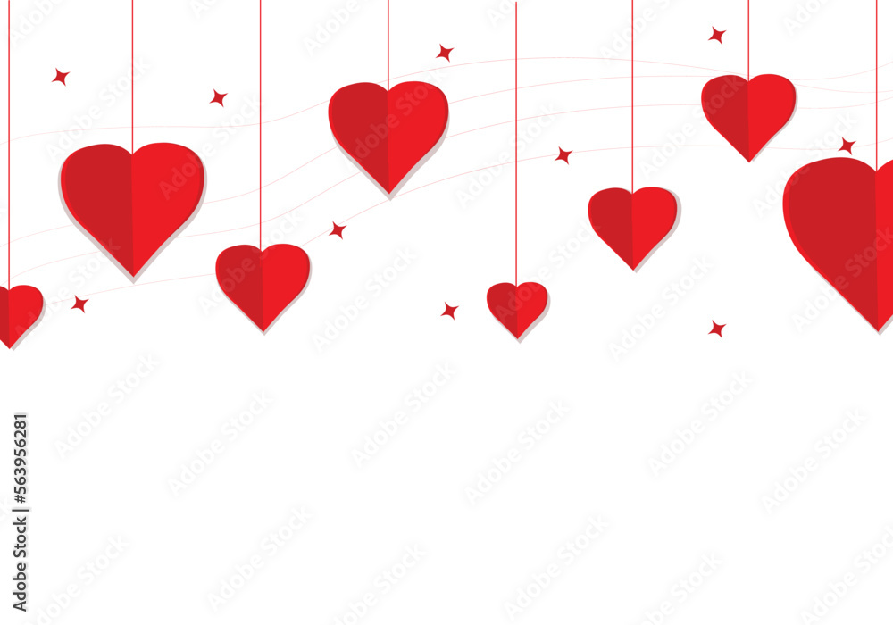 background with hearts. Valentine's day background. white background with seeds. vector illustration background with hearts. Valentine's day background. white background with seeds. vector illustration
