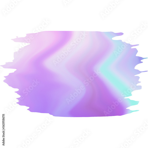 Brush stroke with gradient color wave texture illustration