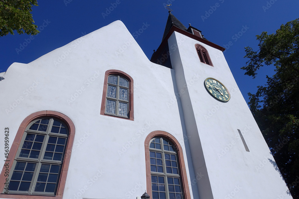 Obraz premium Bergkirche in Zwingenberg