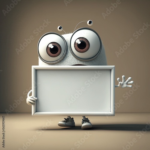 Cute Cartoon White Board Ch...