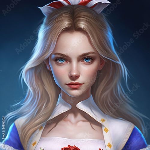 Blonde Alice Style. 