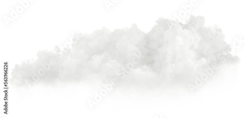 Soft cloudscape ozone realistic cutout transparent backgrounds 3d render png file