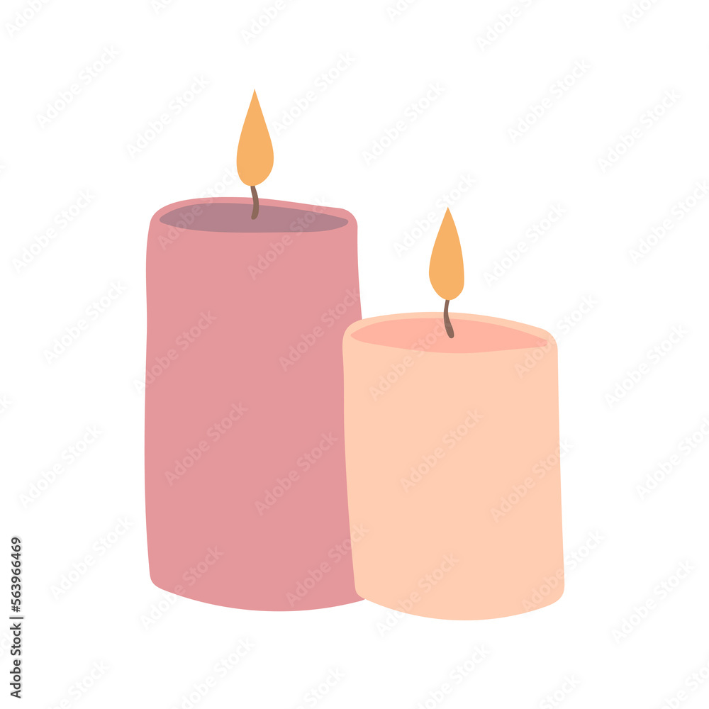 Valentine's day illustration burning candles decorative element. Romantic love icon in flat style.Vector illustration, isolated on white background. Valentines Day cute candles, candlelight. Valentine's day illustration burning candles decorative element. Romantic love icon in flat style.Vector illustration, isolated on white background. Valentines Day cute candles, candlelight.