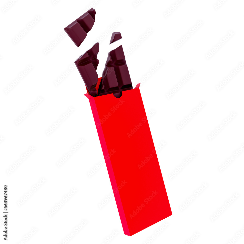 3D Chocolate Boxes Render Valentine's elements 3D Chocolate Boxes Render Valentine's elements