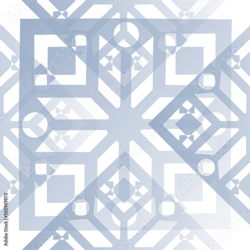 Vector seamless pattern with snowflake background.