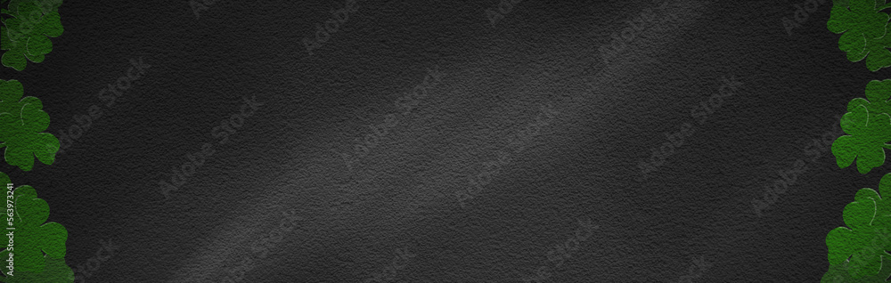 St Patricks day backdrop. Shamrocks over a dark background. St Patricks day backdrop. Shamrocks over a dark background.