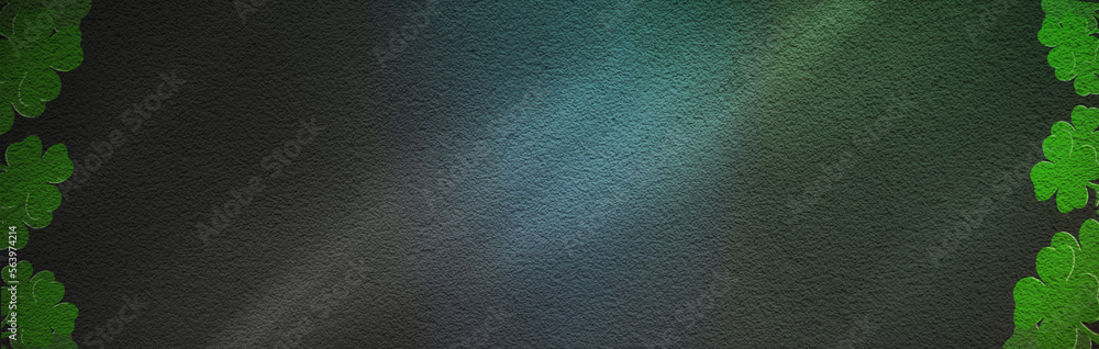 St Patricks day backdrop. Shamrocks over a dark background. St Patricks day backdrop. Shamrocks over a dark background.