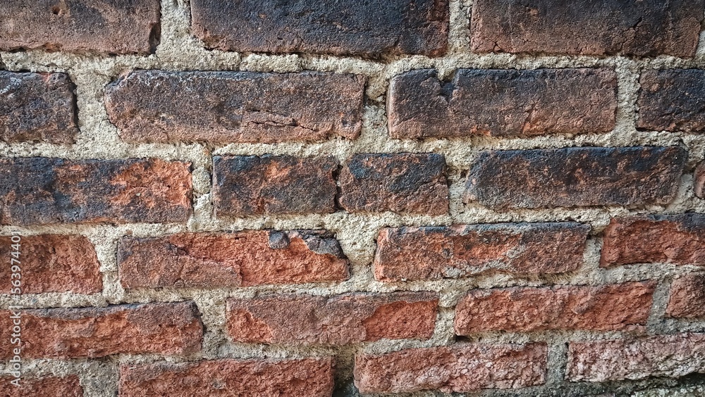 Naklejka premium old brick wall