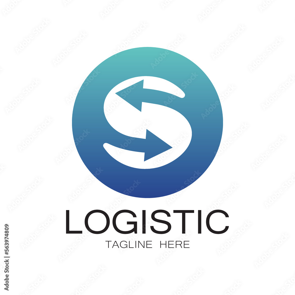 logistics logo icon illustration vector design distribution symbol delivery of goods economy finance logistics logo icon illustration vector design distribution symbol delivery of goods economy finance